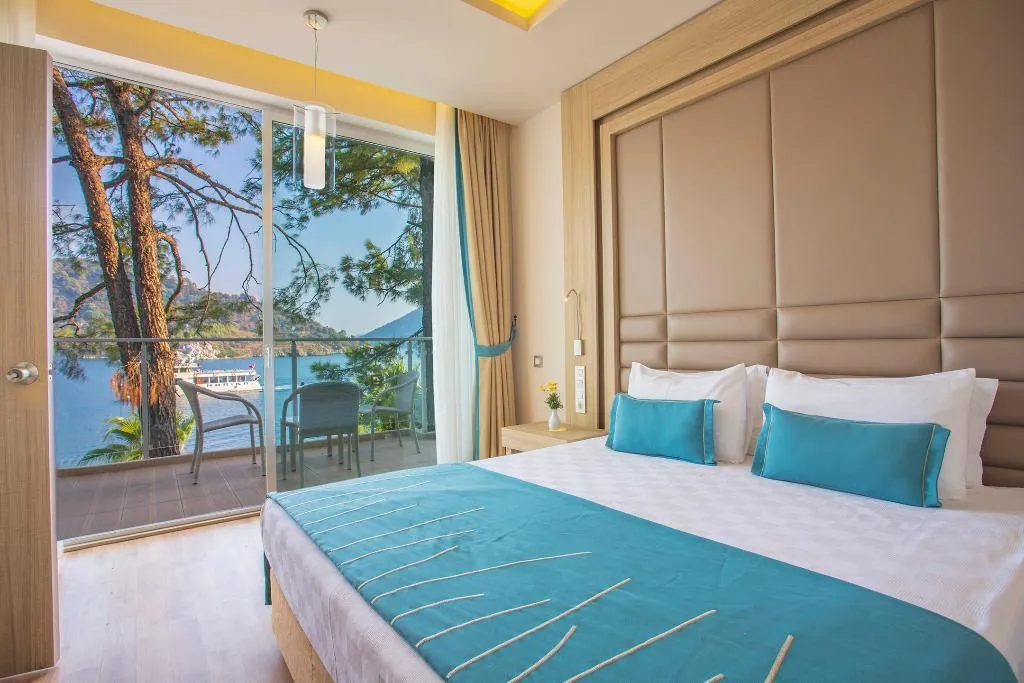 FAMILY ROOM SEA VIEW Room, Orka Lotus Beach Hotel, Dalaman