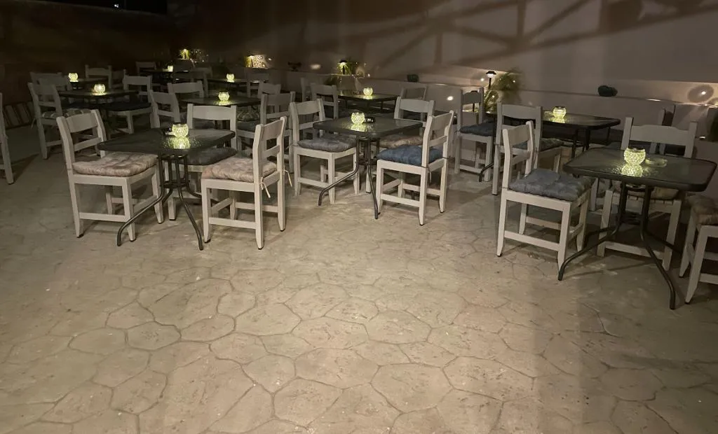 Terrace, Hotel Kourkoumelata, Kefallinia