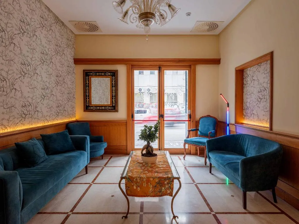 Lobby, Grand Hotel Europa, Naples