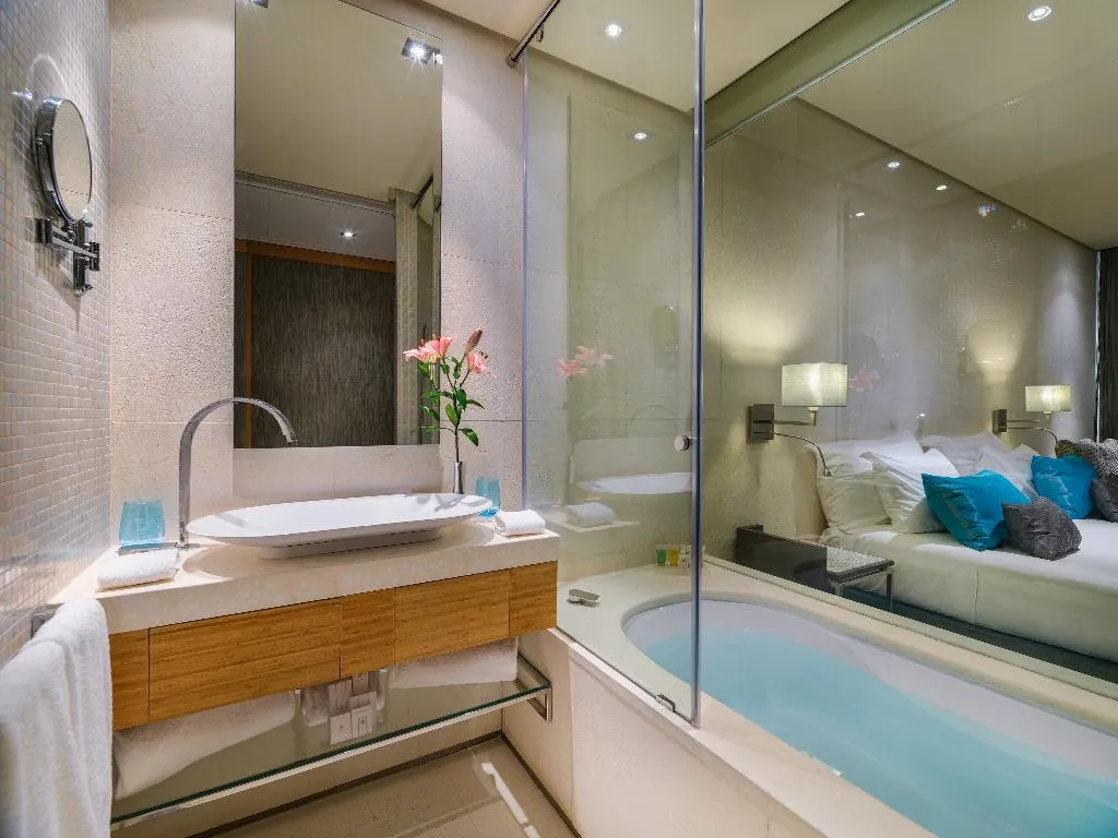 DOUBLE SINGLE USE DELUXE Room, Aguas de Ibiza by NCalma Hotels, Ibiza