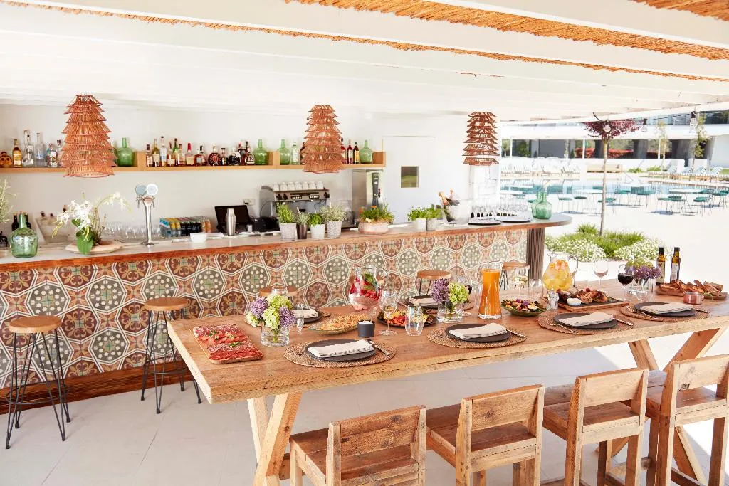 Terrace, Hotel Camiral, Costa Brava