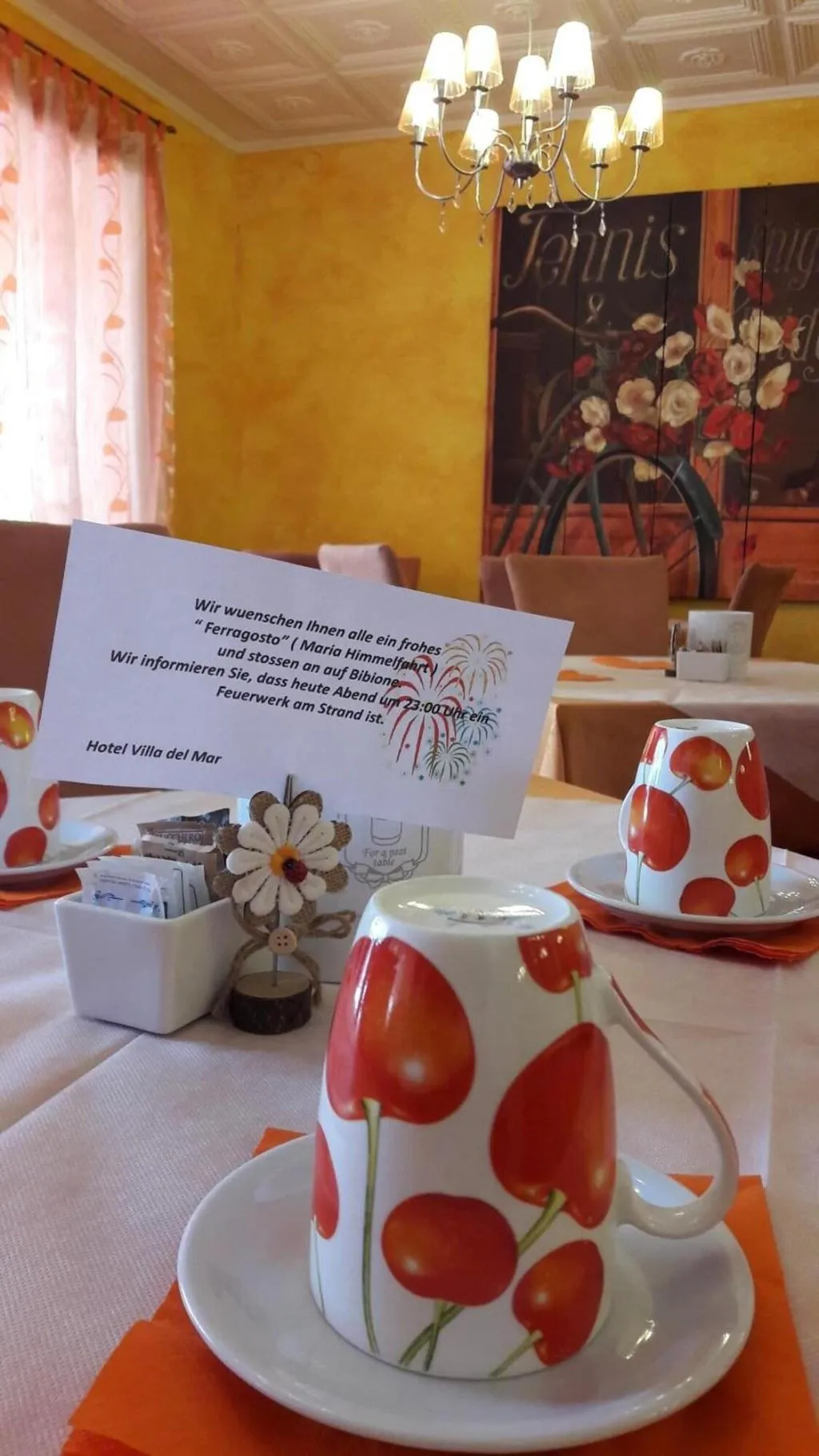 Restaurant, Hotel Villa del Mar, Venice