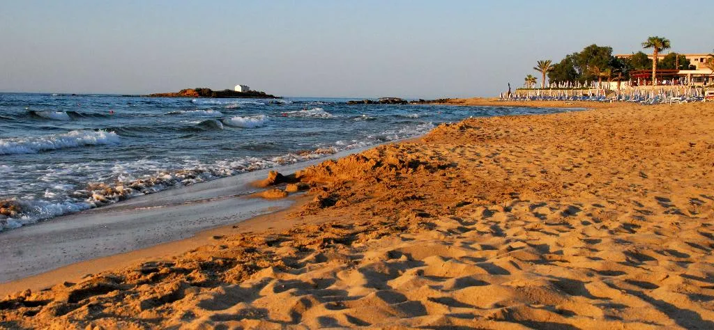 Beach, Mila malia studios hotel, Crete