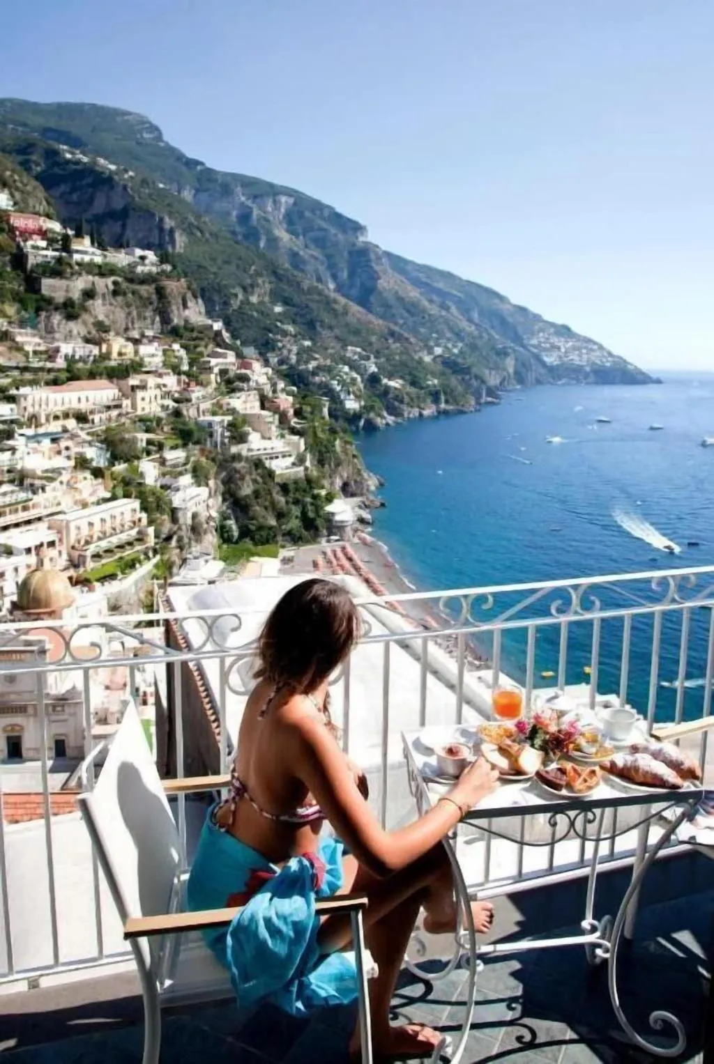 Restaurant, Hotel Reginella Positano, Naples