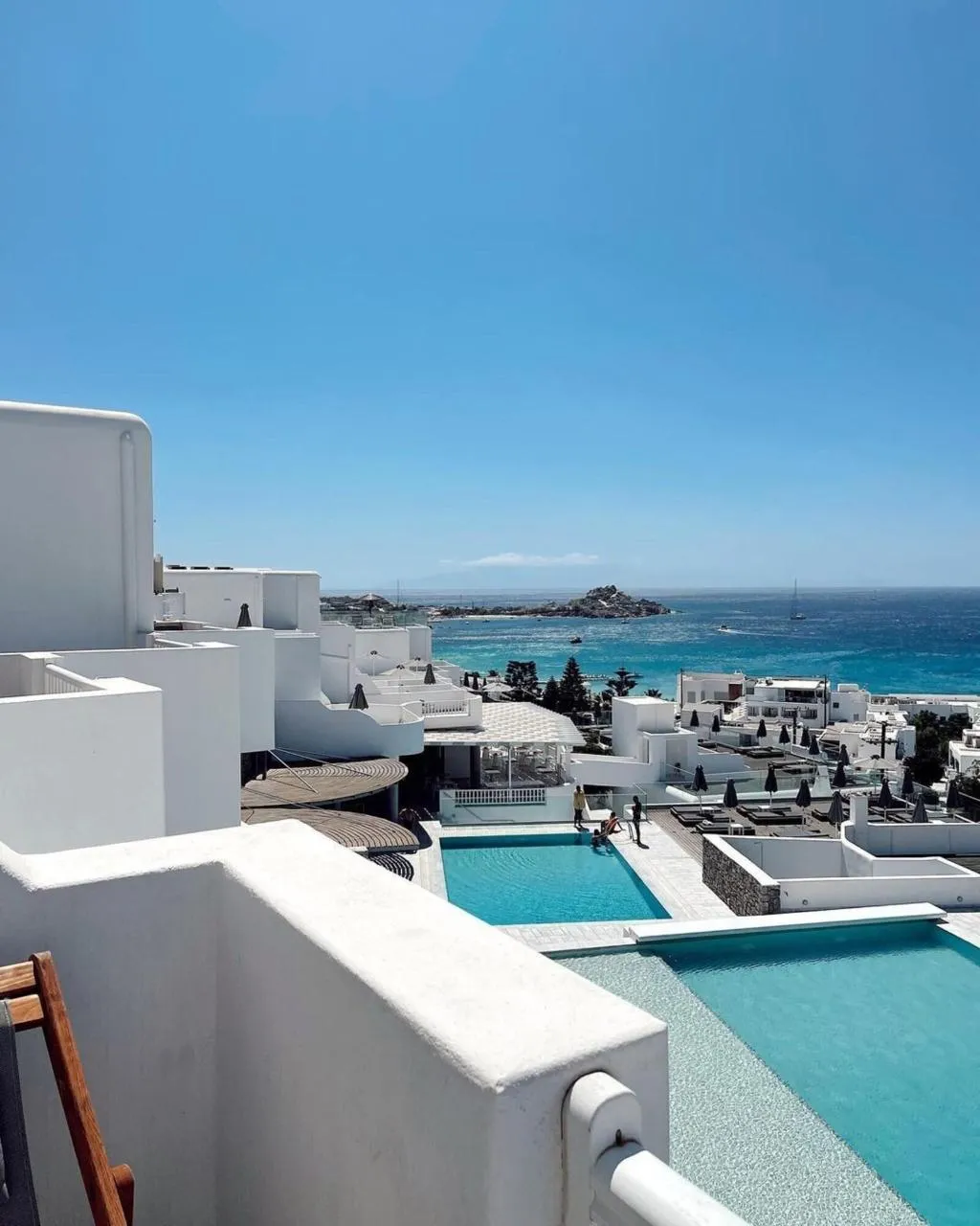 General view, The George Hotel, Mykonos