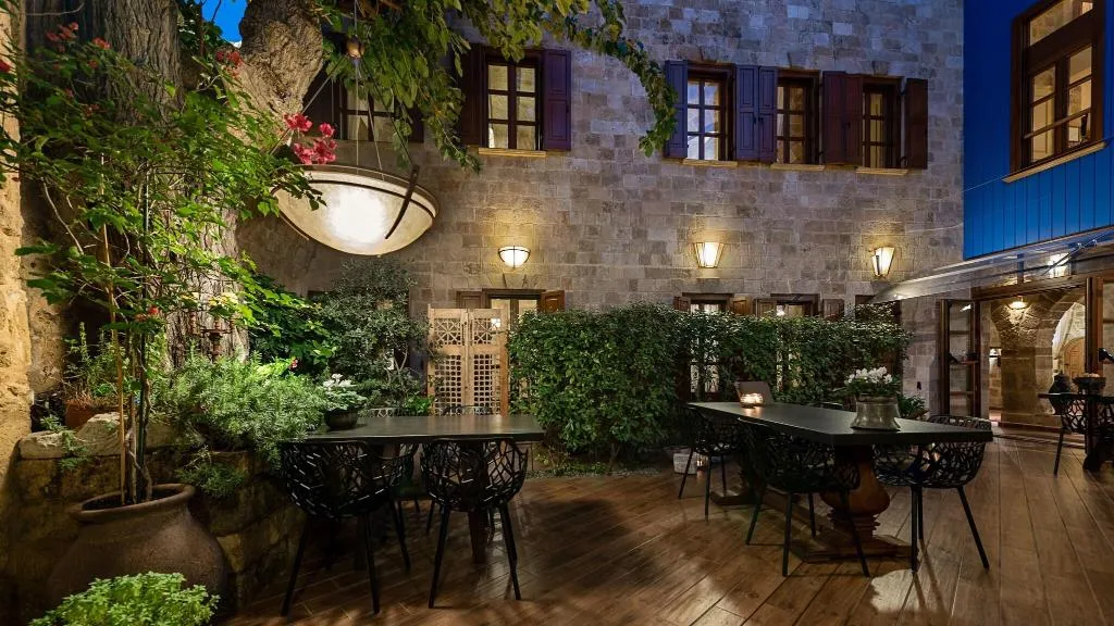 Terrace, Kokkini Porta Rossa, Rhodes