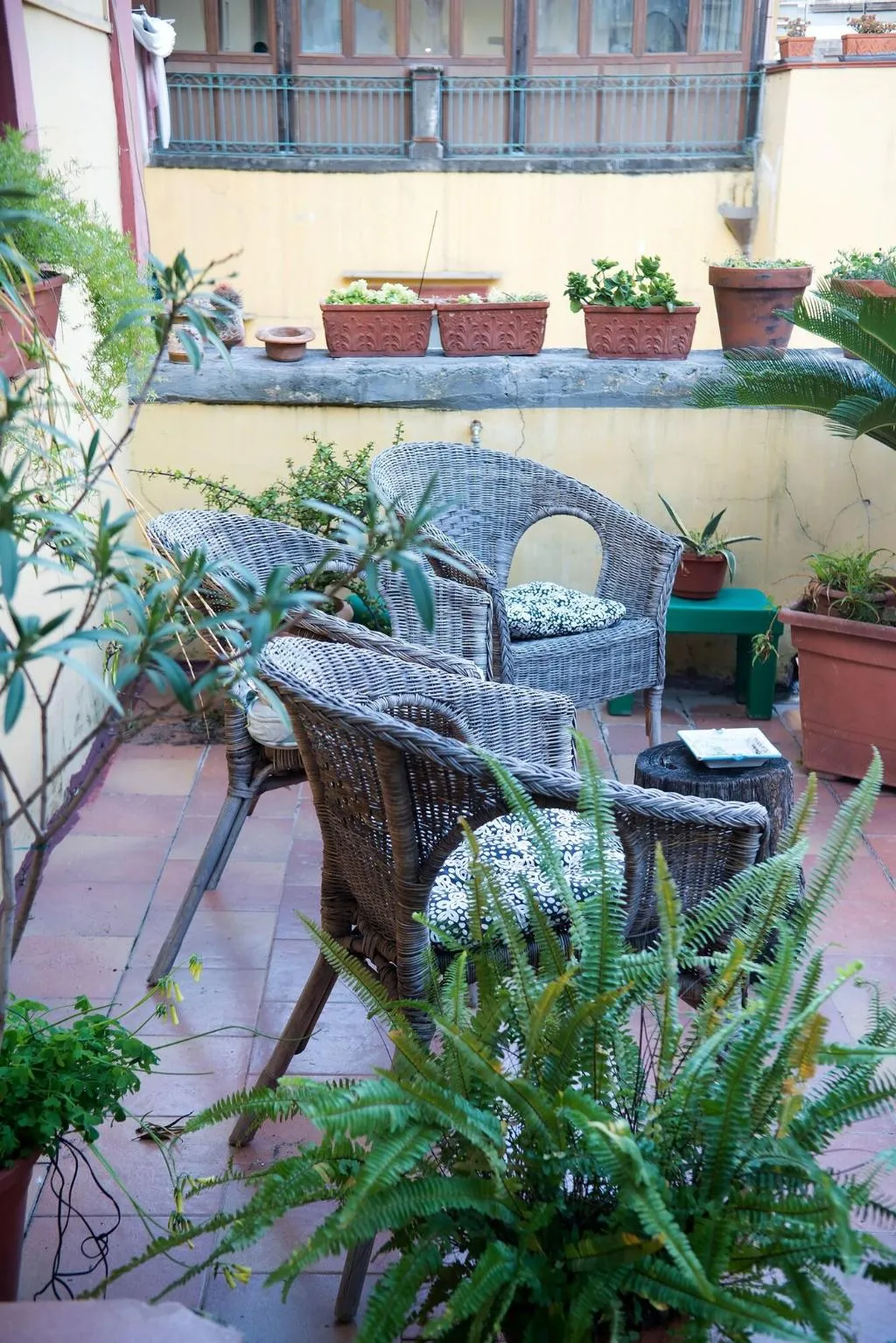 Terrace, B&B Cuore di Napoli, Naples