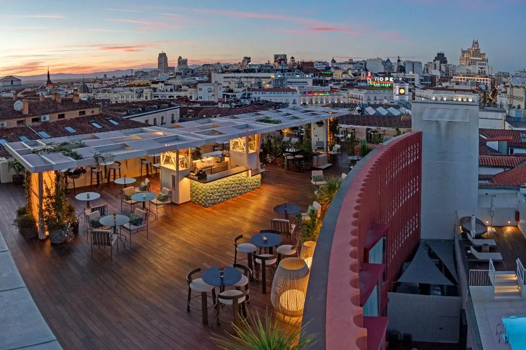 Terrace, UMusic Hotel Madrid, Madrid