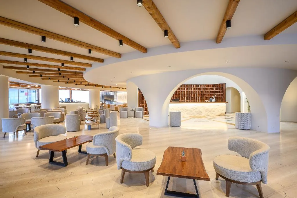 Lobby, Malia Bay Beach Hotel & Bungalows, Crete