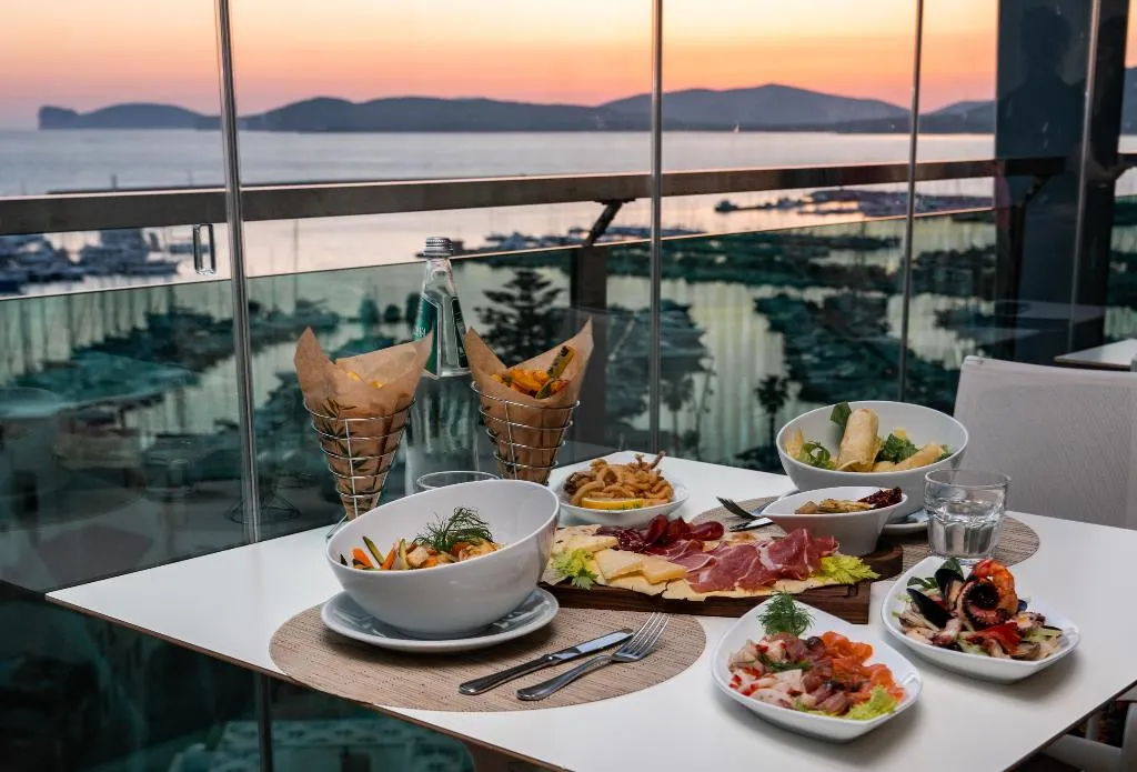 Terrace, Hotel Catalunya, Alghero