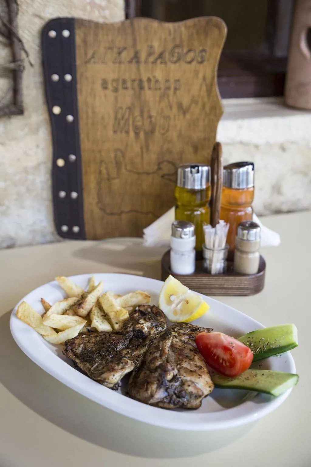 Restaurant, Agarathos, Crete