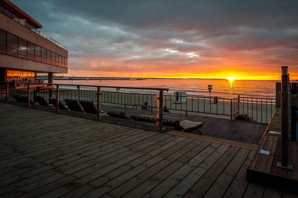Terrace, Pirita Beach Apartments & Spa, Tallinn