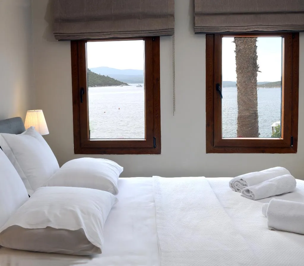 FAMILY ROOM SEA VIEW Room, Teos Lodge Pansiyon & Restaurant, Izmir