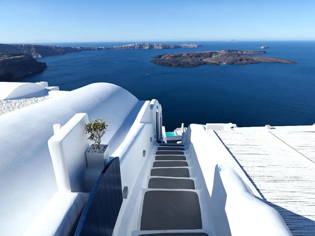 General view, Katikies Chromata Santorini - The Leading Hotels, Santorini