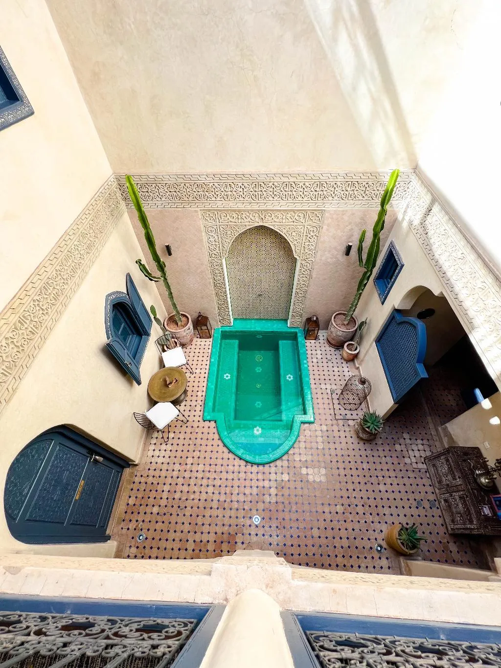 General view, Riad Jonan, Marrakech