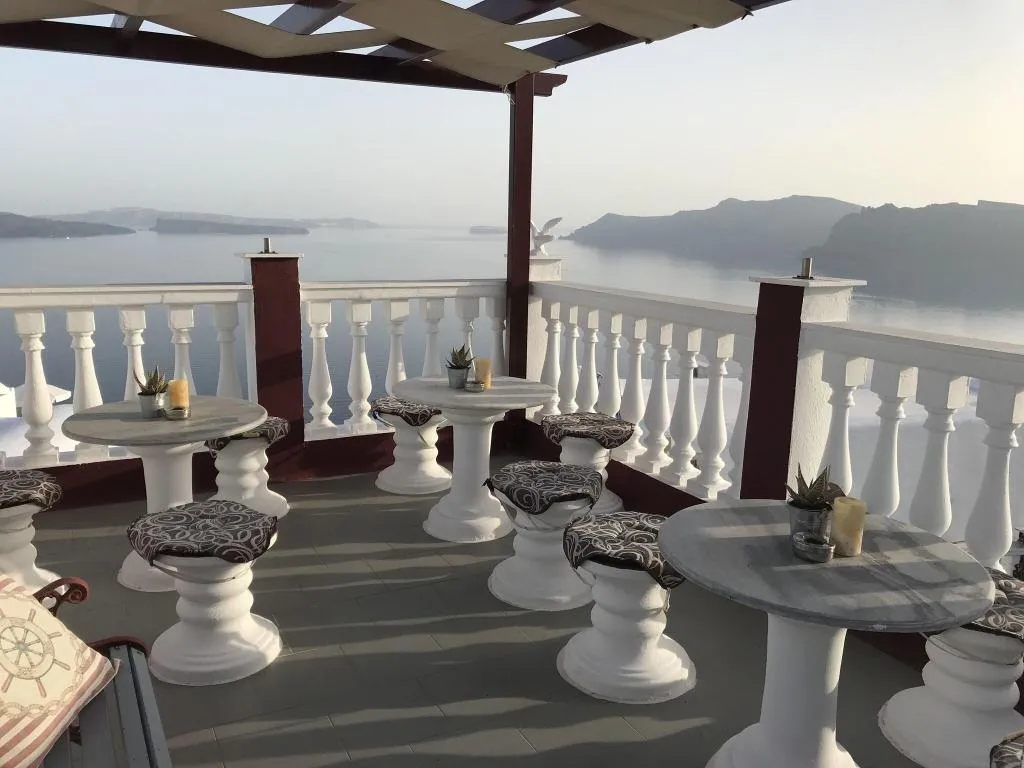 Terrace, Maryloujohn Villas, Santorini