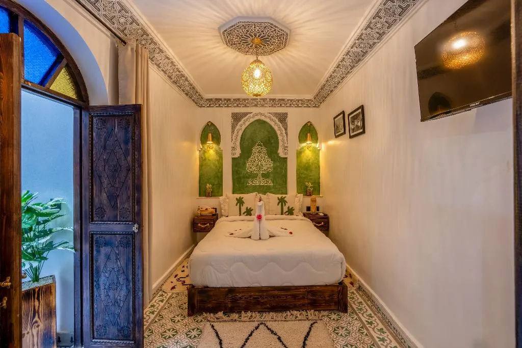 DOUBLE ONE BEDROOM Room, Riad La Perle Bleue, Marrakech
