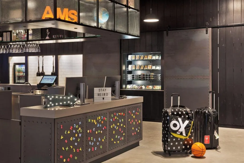 Lobby, Moxy Amsterdam Houthavens, Amsterdam