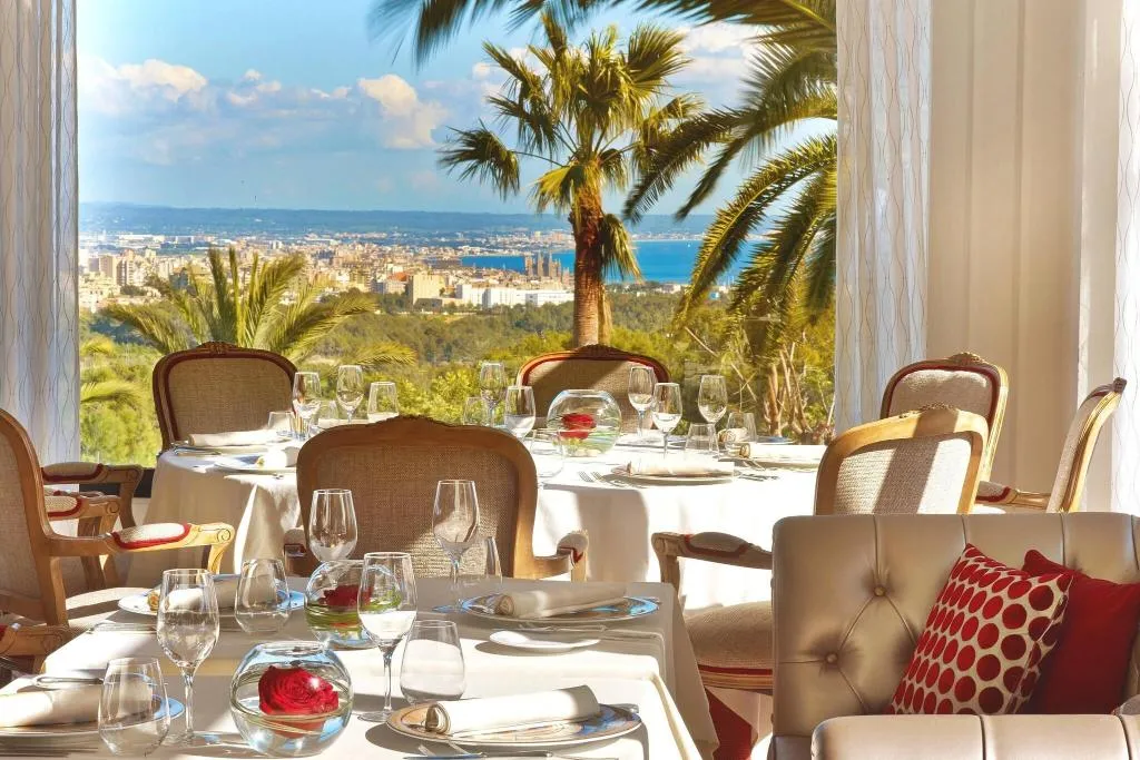 Restaurant, Castillo Hotel Son Vida, Majorca