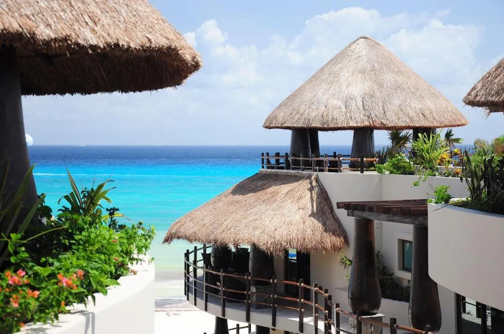 Beach, El Taj Ocean Front and Beachside Condo Hotel, Playa Del Carmen