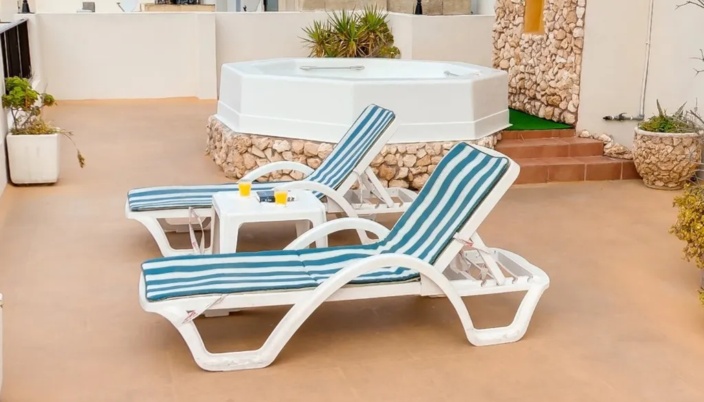 Terrace, Sliema Marina Hotel, Malta