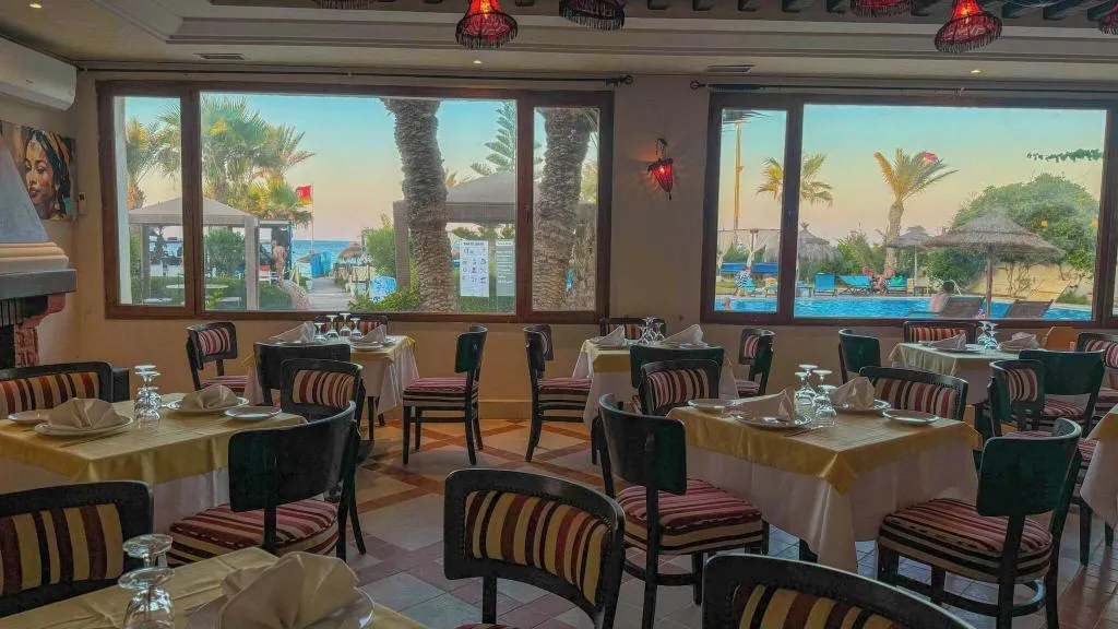 Restaurant, Dar El Bhar, Tunisia