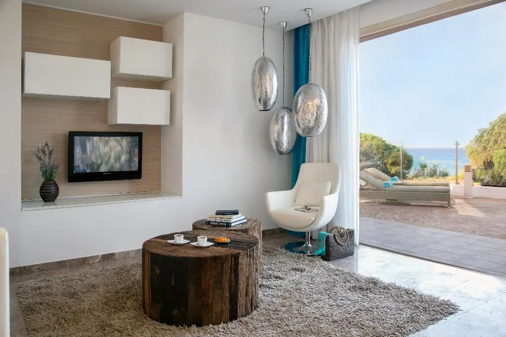 Lobby, Althea Kalamies Luxury Villas, Cyprus