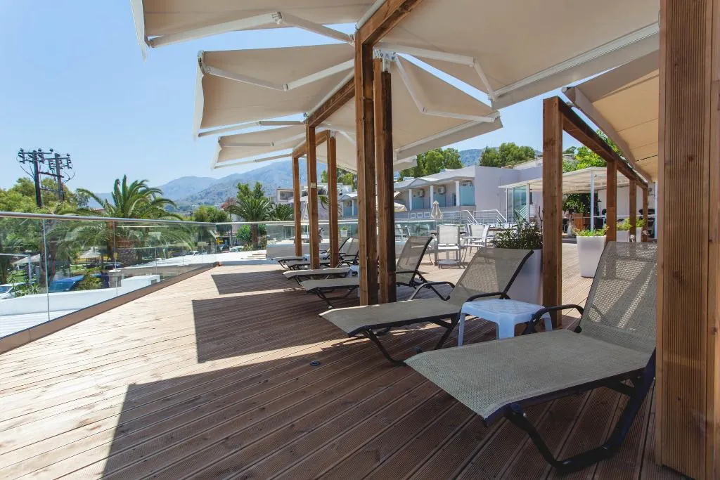 Terrace, Georgioupolis Beach Hotel, Crete