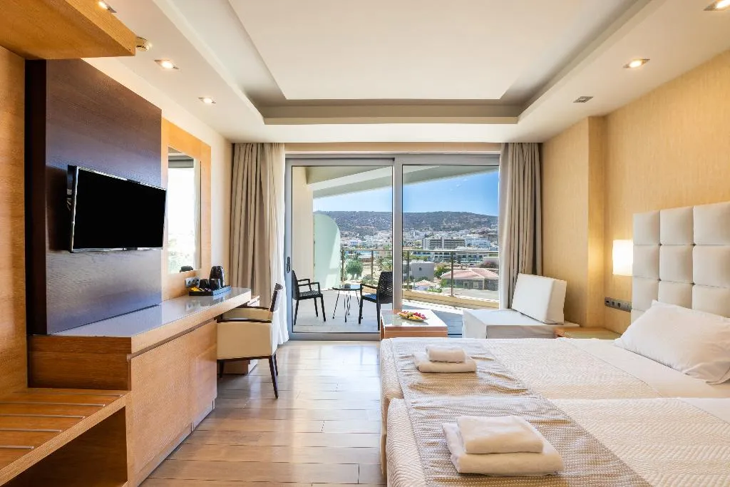 Double or Twin SIDE SEA VIEW Room, Konstantinos Palace, Rhodes