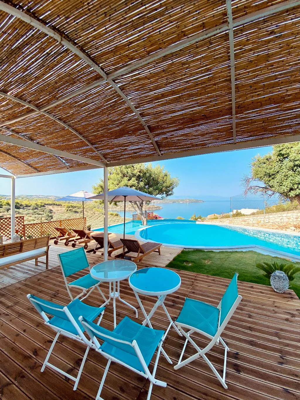 VILLA SEA VIEW WITH PRIVATE POOL Room, Sunny Place Resort, Athens