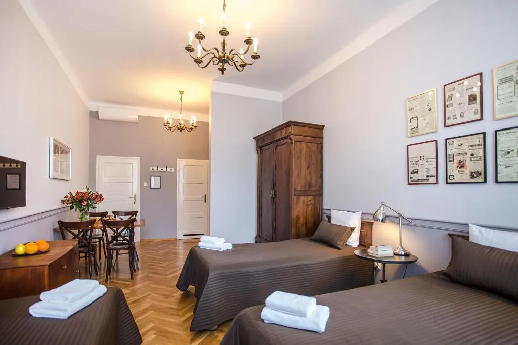 Room, Scharffenberg Apartments Main Square, Krakow