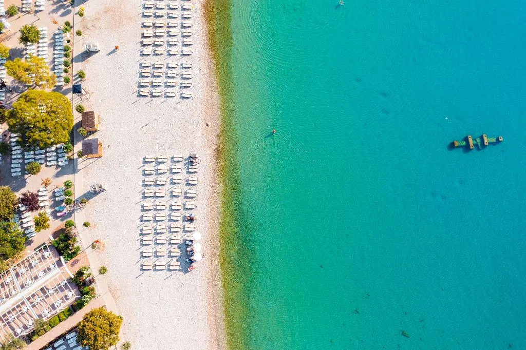 Beach, MASLINICA Mimosa Lido Palace Hotel, Istria