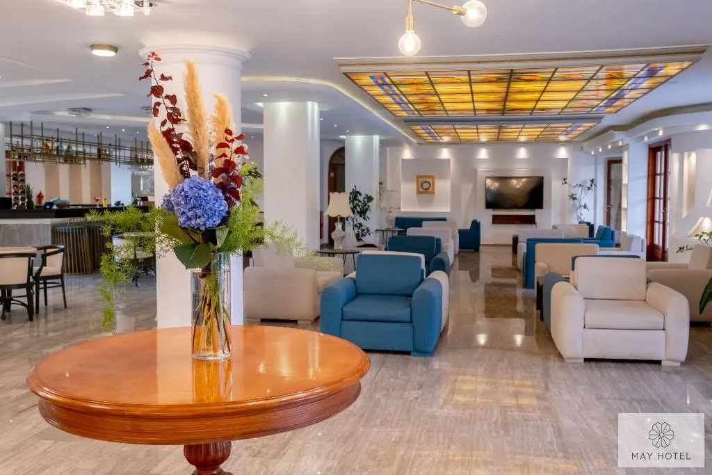 Lobby, May Beach Hotel, Crete