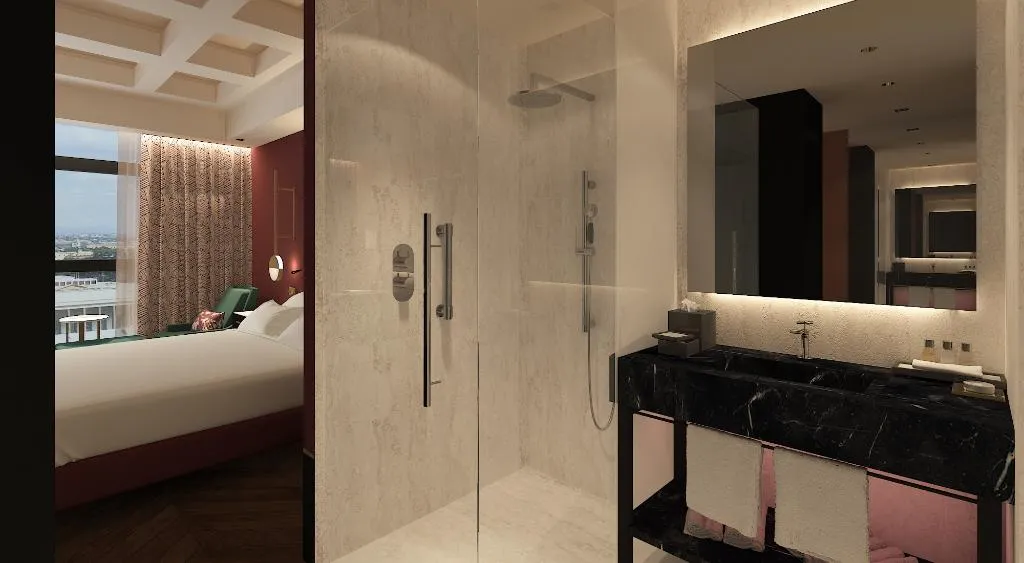 DOUBLE GUEST ROOM KING BED Room, Hilton Rome Eur La Lama, Rome