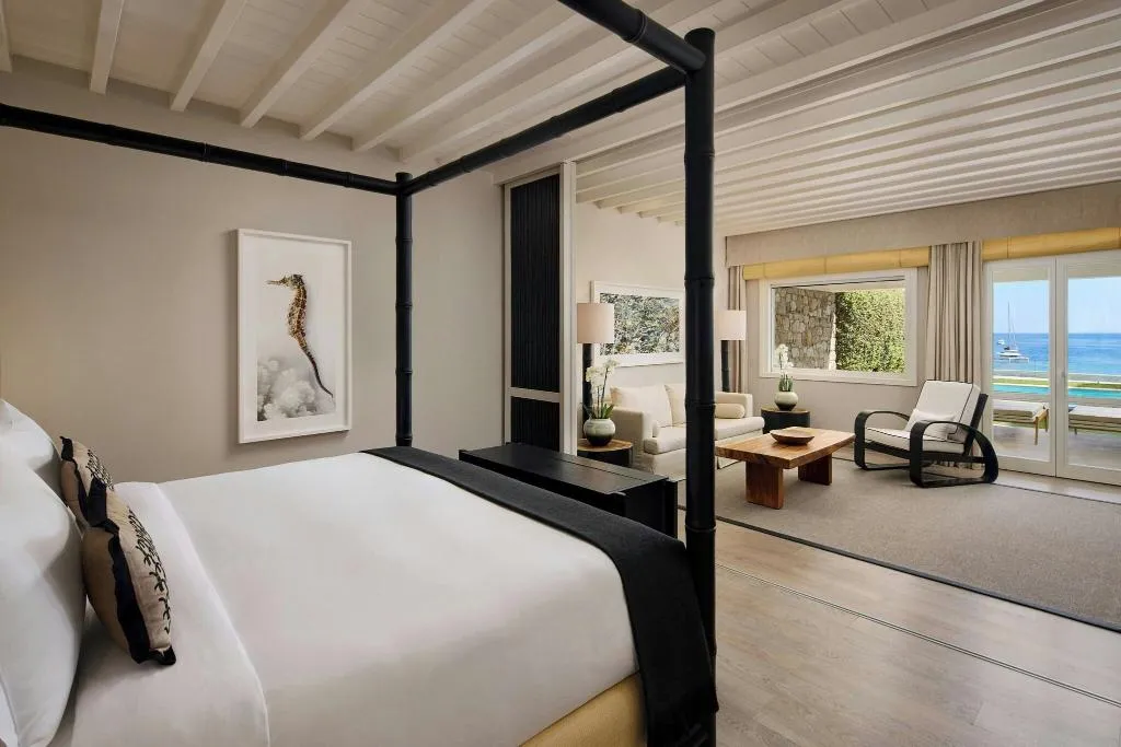 SUITE SEA VIEW WITH PRIVATE POOL Room, Santa Marina, Mykonos