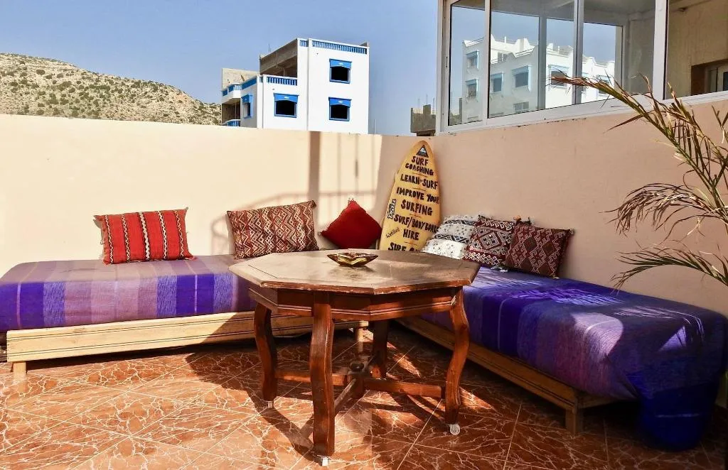Terrace, Offshore Surf House Morocco, Agadir