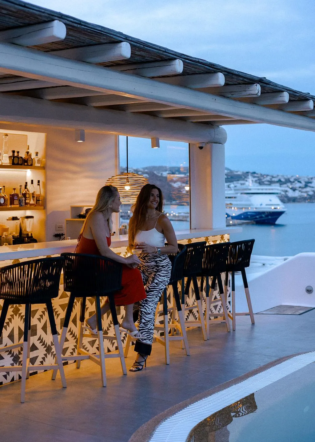 Bar, Mykonos Princess Hotel, Mykonos