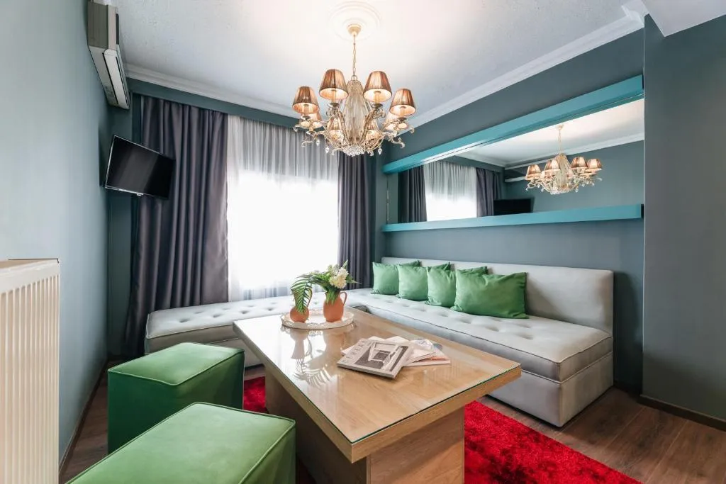 SUITE QUEEN SIZE BED Room, Ladadika Design, Halkidiki