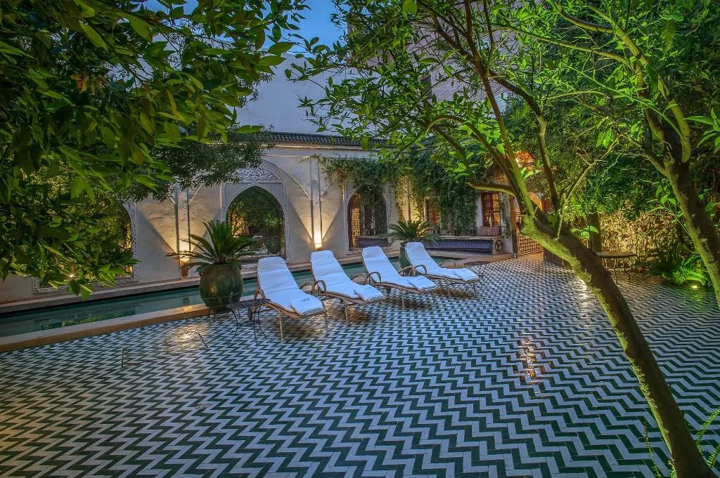 Terrace, Riad Laurence Olivier, Marrakech