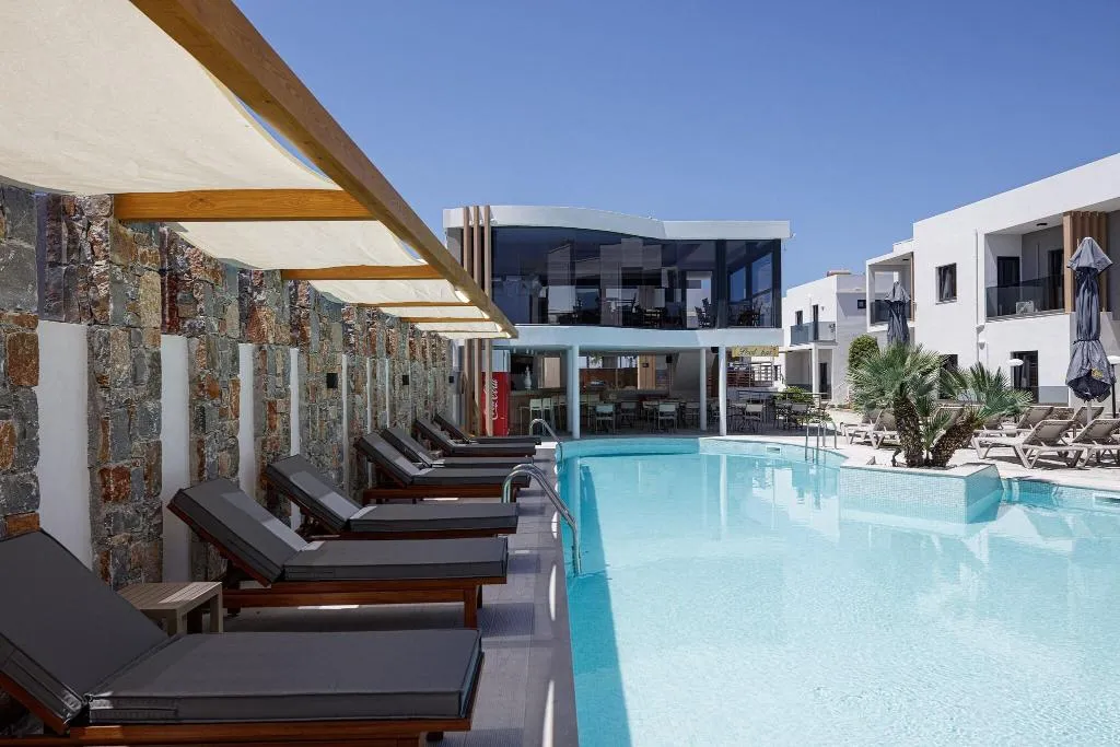Pool, Golden Bay Boutique Hotel & Bungalows, Crete