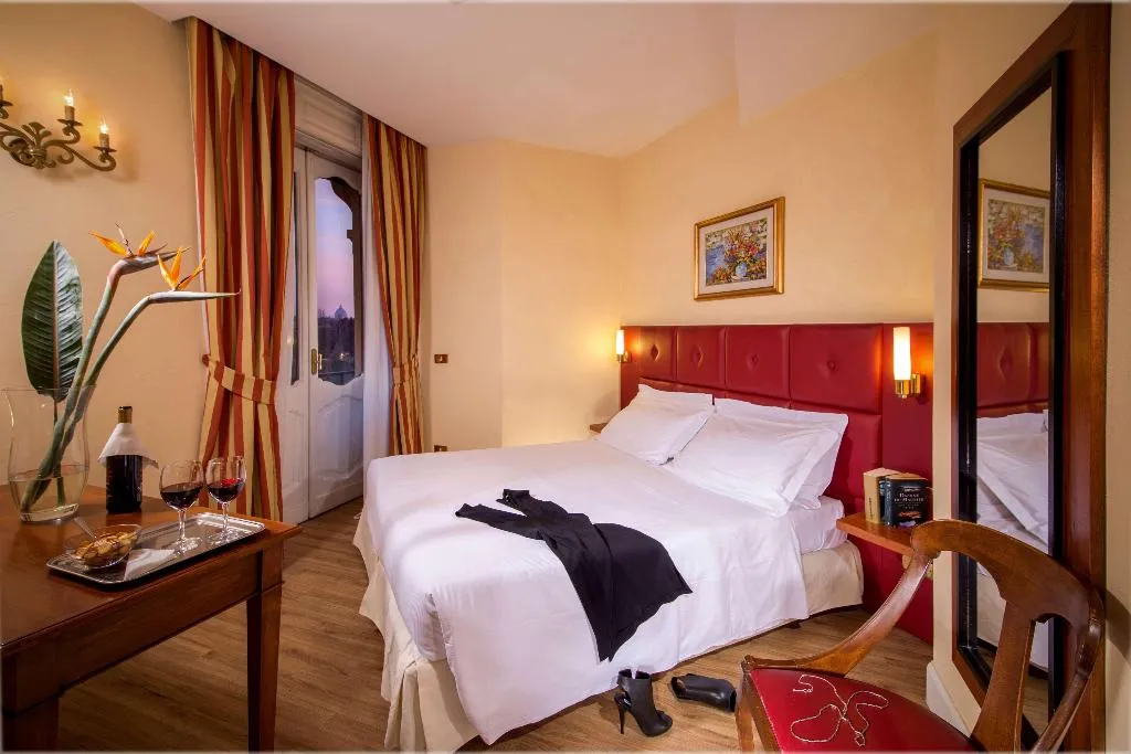 DOUBLE QUEEN SIZE BED Room, Best Western Hotel Astrid, Rome