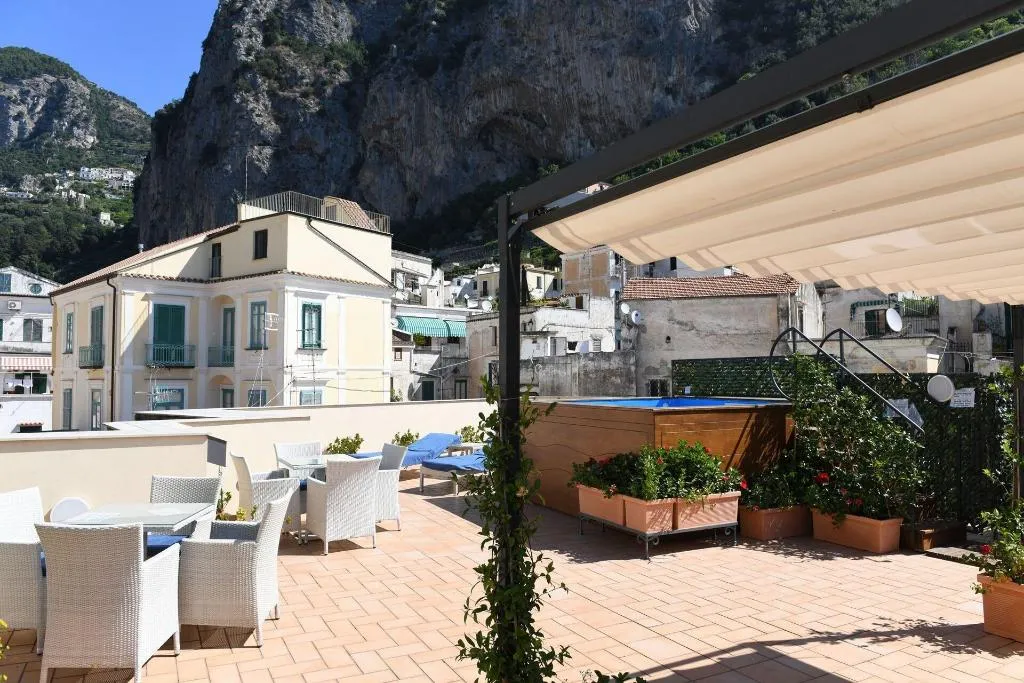 Terrace, Hotel Floridiana, Naples