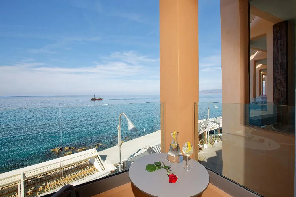 Double or Twin SUPERIOR SEA VIEW Room, Palmera Beach Hotel & Spa, Crete