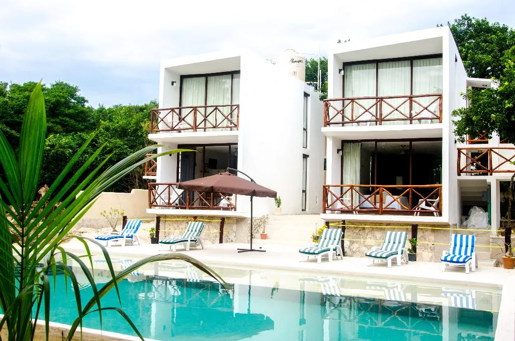 DOUBLE POOL VIEW KING BED Room, Hotel Cenotes Casa Tortuga, Cancun Area