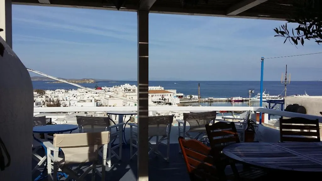 Terrace, Hotel Lefteris, Mykonos