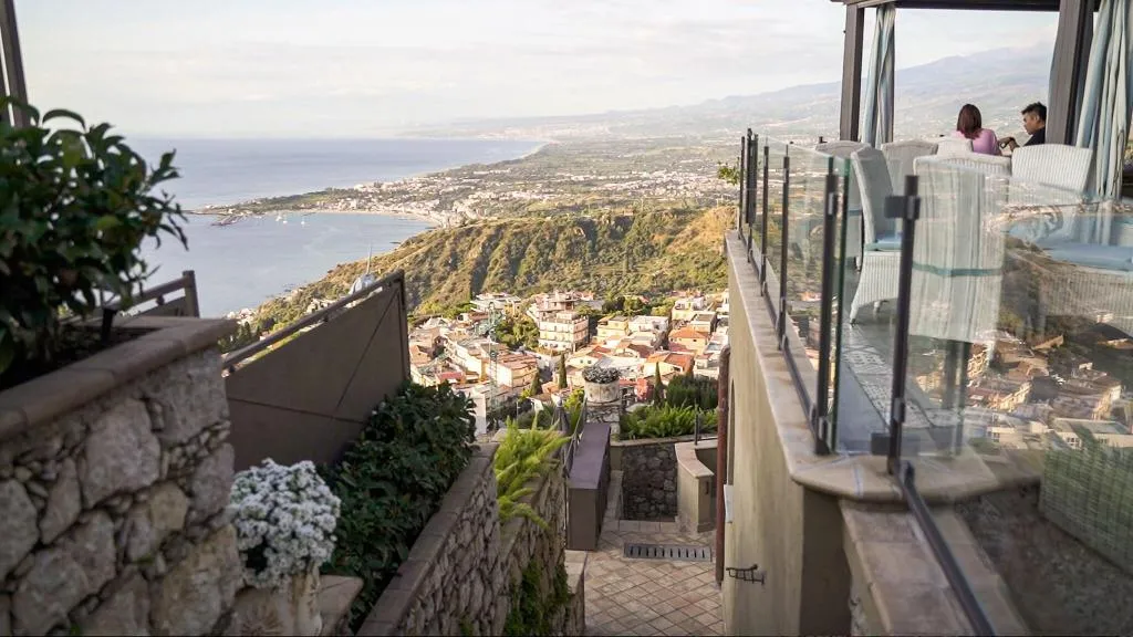 Terrace, Villa Ducale, Taormina