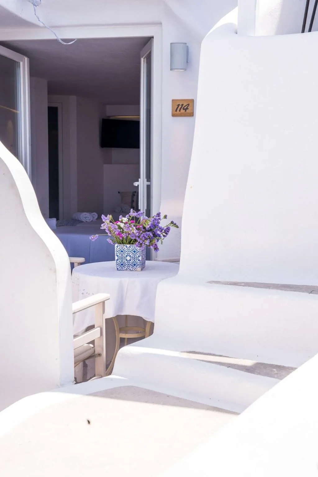 Terrace, Dimele Rooms & Studios, Mykonos
