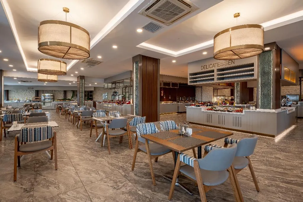 Restaurant, Justiniano Deluxe Resort Hotel, Antalya