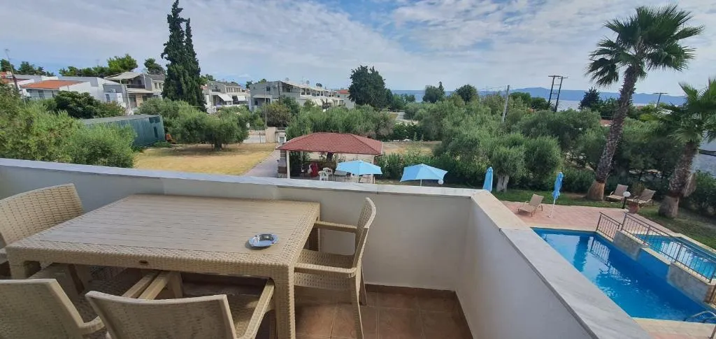 Terrace, Villa Ilios Hotel, Halkidiki