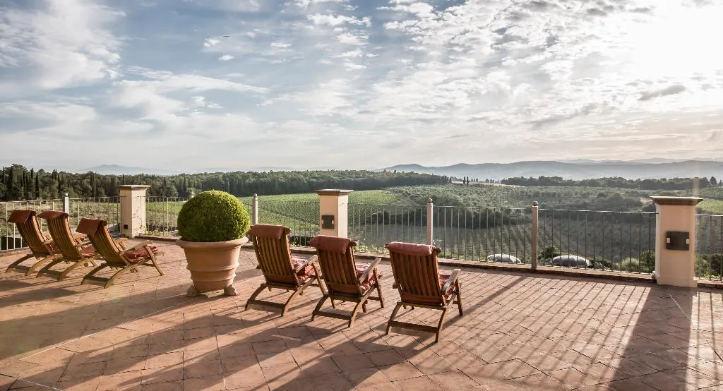 Terrace, COMO Castello Del Nero, Florence